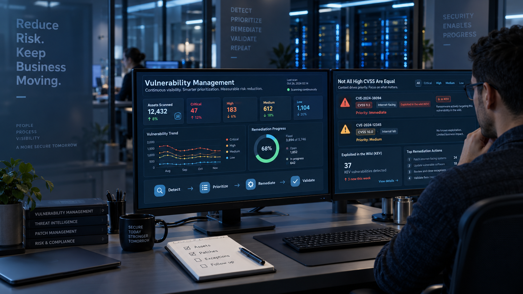 Gestión de vulnerabilidades y escaneo de seguridad en una empresa